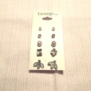 NWT set of 5 pairs of sparkly earrings